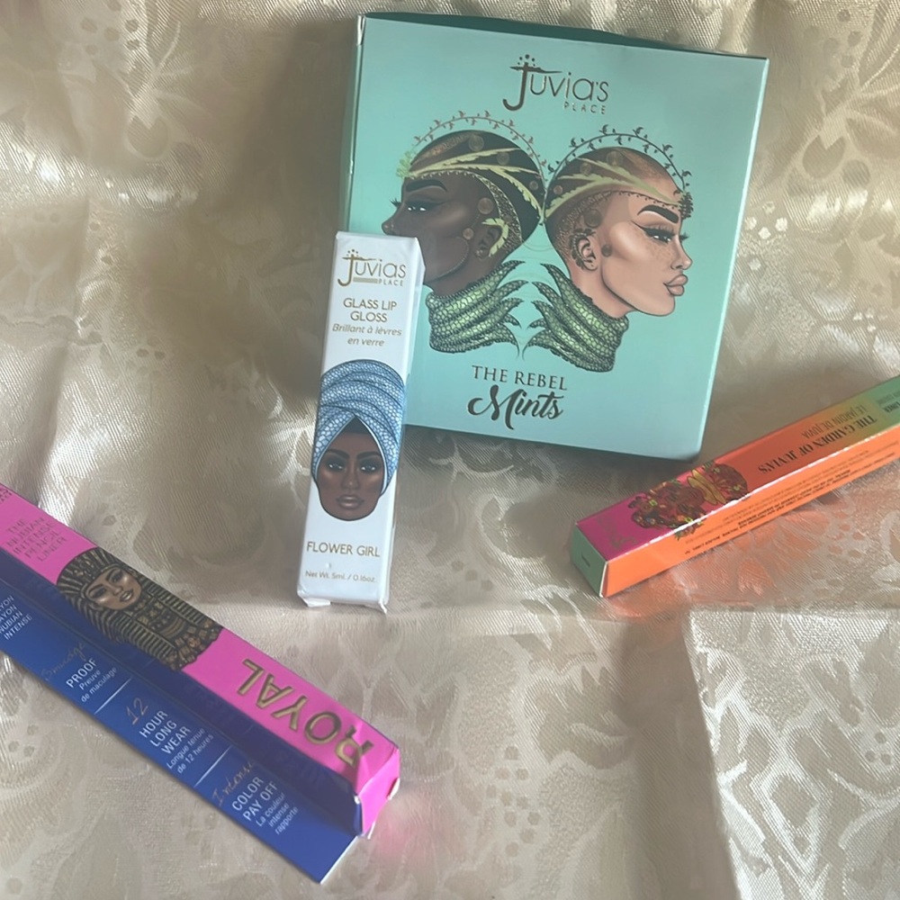 BNIB 4 pan palette 2 liners 1 lipglosss